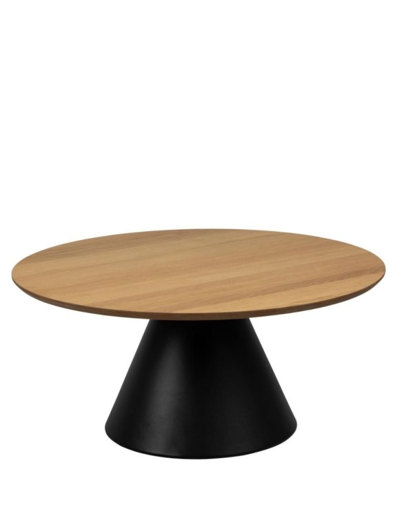 Stolik kawowy okrągły Soli (23305), dąb, 85 cm
