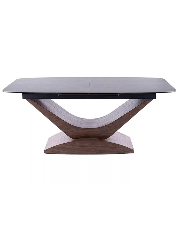 Stół Dolce Ceramic Szary, Orzech 180 (240)x 95 cm