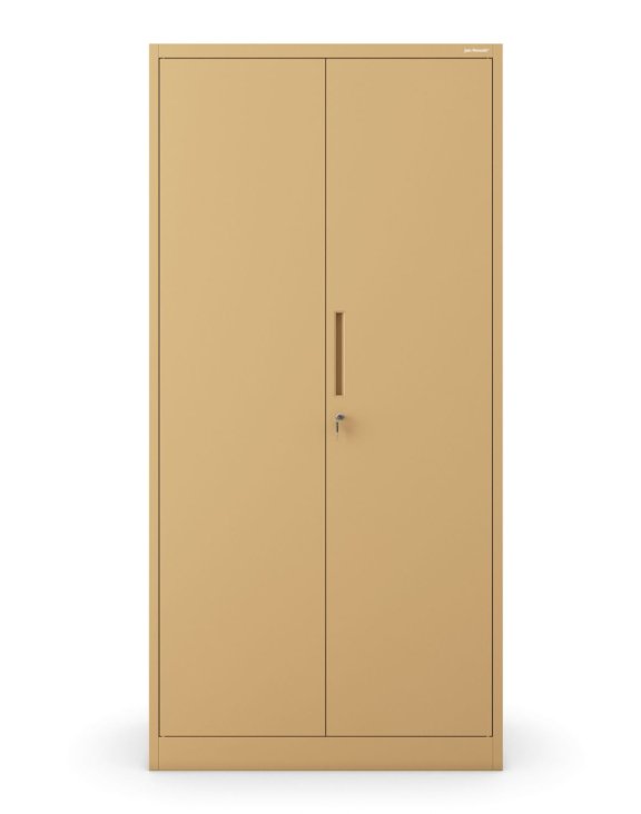 Biurowa szafa metalowa JAN: beżowa 90x185 cm