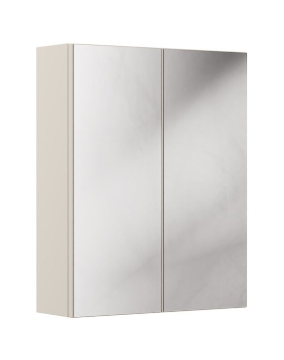 Szafka z lustrem do łazienki 60 cm Bella (CASHMERE UN 84-60-2D)
