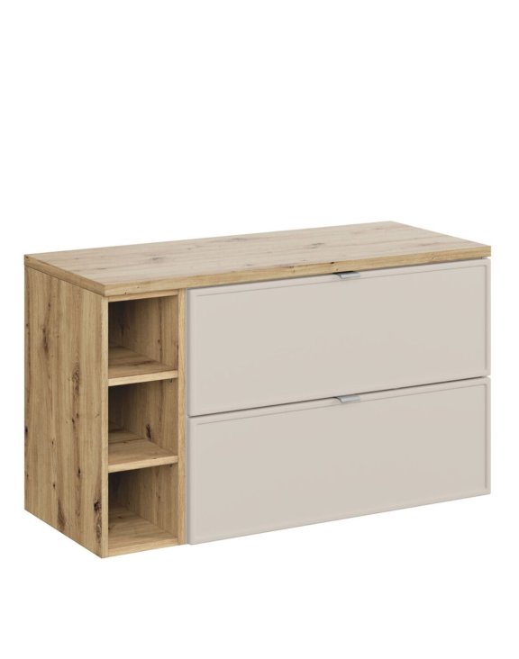 Zestaw mebli łazienkowych: szafka pod umywalkę z blatem Bella (SET-BC B ARTISAN 100CM R)