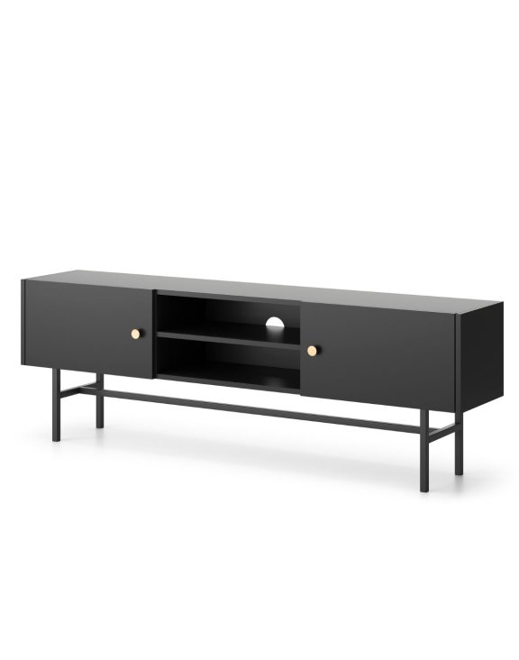 Szafka RTV Diva czarna 155 cm