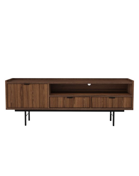 Szafka RTV Edison Brown Warmia Walnut 150 cm