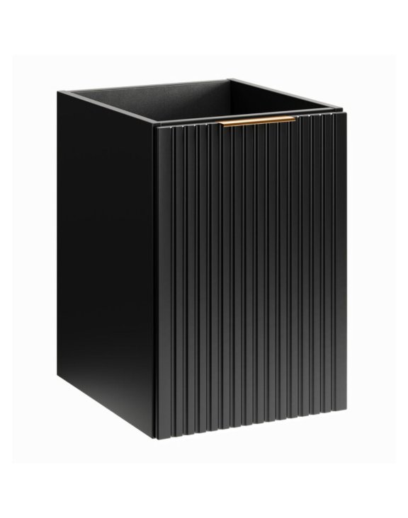 Szafka pod blat 40 cm z koszem na pranie (ADEL BLACK 81-40-1DK)