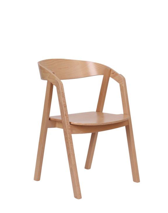 Krzesło drewniane do jadalni Tove Buk Wood