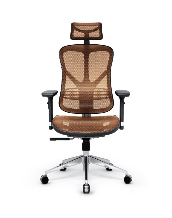 Fotel ergonomiczny Diablo V-Basic: czarno-pomarańczowy