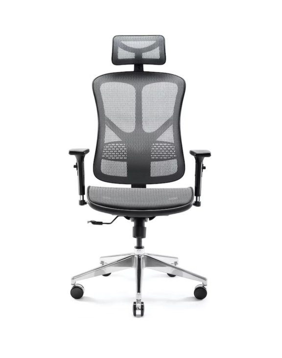 Fotel ergonomiczny Diablo V-Basic czarno-szary