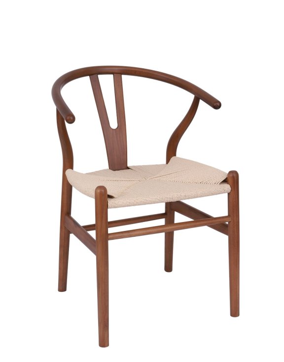 Krzesło do jadalni drewniane Vero walnut, orzechowe