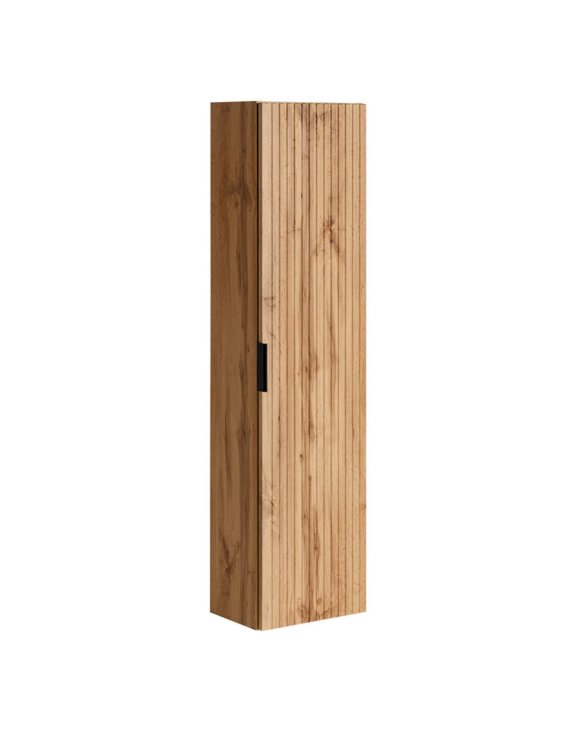 Słupek łazienkowy wisząca szafka dąb wotan (ADEL OAK 80-01-B-1D)