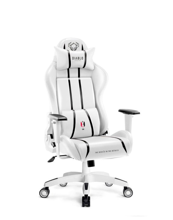Fotel dla dziecka Diablo X-One 2.0 Small: biało-czarny