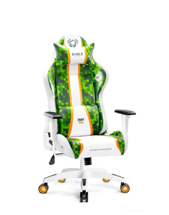 Fotel gamingowy dla dzieci Diablo Small X-One 2.0: Craft Edition