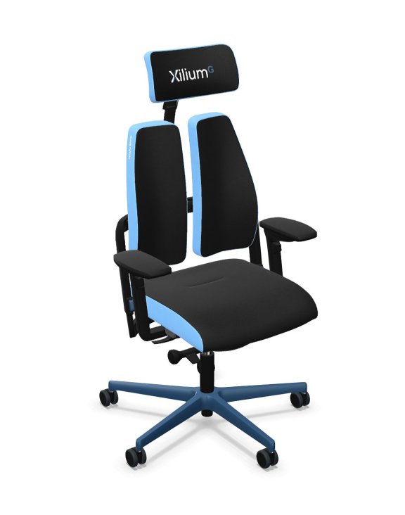 Fotel gamingowy Xilium G Blue Edition