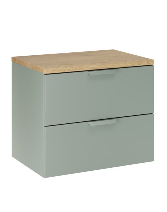 Zielona szafka pod umywalkę 60 cm do łazienki (SET-ASG B CREMONA 60CM)