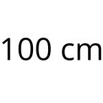 100 cm