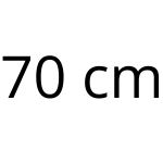 70 cm
