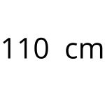 110 cm