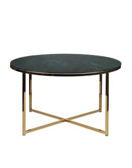 Stolik kawowy Alisma green / golden 77195 (2824) - OUTLET