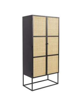 Szafka rattanowa 2-drzwiowa Goya