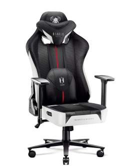 Fotel Diablo X-Player 2.0 Normal: Biało-czarny (1078)
