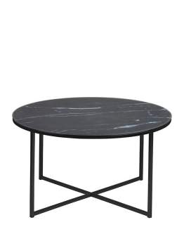 Okrągły stolik kawowy Alisma black / black (91148)