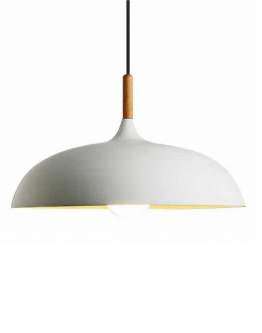 Lampa wisząca Saucer biała