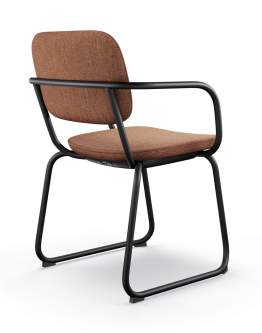 Krzesło konferencyjne Normo 500V z podłokietnikami