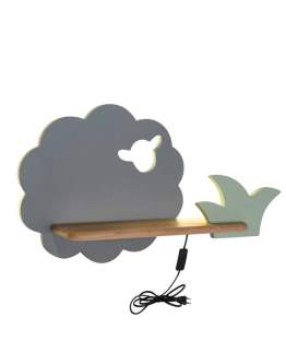 Kinkiet szary Led Sheep