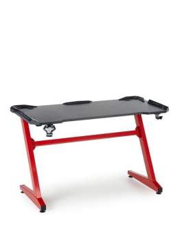 Herní stůl, červený LED B49