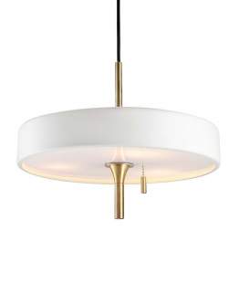 Lampa wisząca Artdeco biało-złota (MP8872)