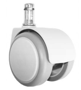 Kółka Miękkie Białe 50 mm (5 szt.)