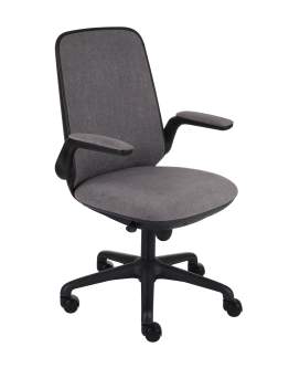 Krzesło Easy Black Szare (416) - OUTLET