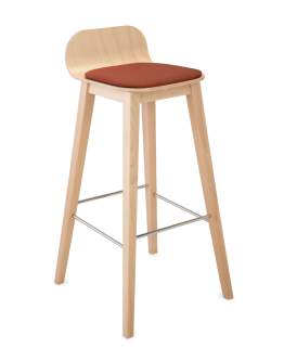 Barová stolička Malmo Wood Plus 4HW