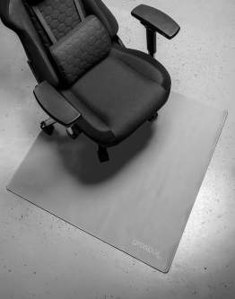 Mata pod fotel biurowy Szara