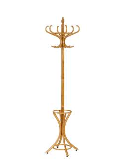 Wieszak drewniany na ubrania W30, olcha