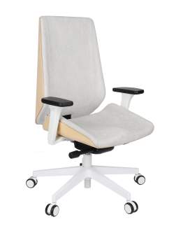 Fotel Moon Wood White