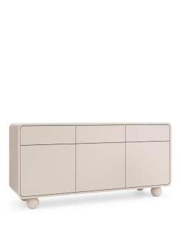 Comodă cu picioare sferice Albion, cașmir (L)