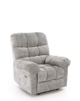 Fotel Amore z funkcją elektrycznego rozkładania, szary