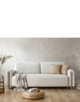 Canapea extensibilă Arcadova I, bouclé (expediere rapidă)