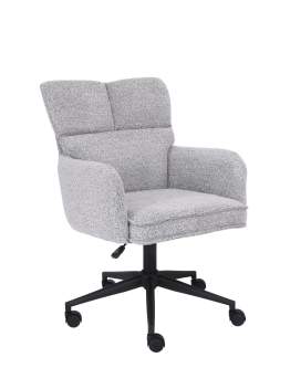 Krzesło biurowe Aria, regulowane, obrotowe, szare