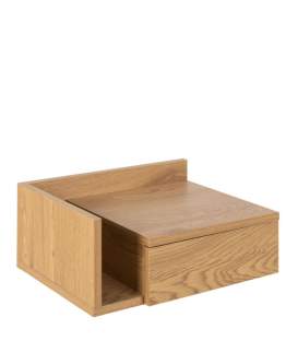 Szafka nocna wisząca Ashlan, dziki dąb z półką i szufladą (07313)