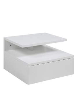 Noptieră suspendată Aslan, albă