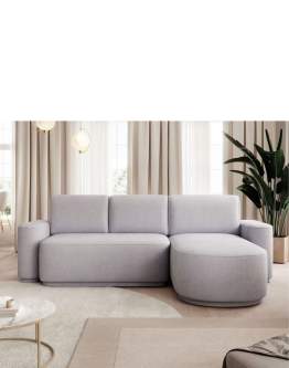 Narożnik z funkcją spania Aurumm z pojemnikiem