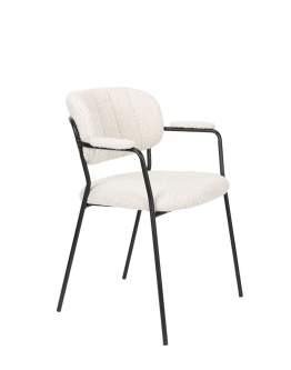 Krzesło do jadalni, boucle Charlotte