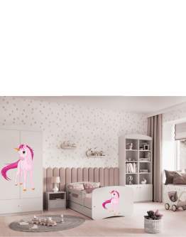 Łóżko dziecięce Babydreams Jednorożec 160x80
