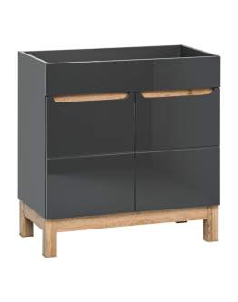 Stojąca szafka pod umywalkę 60 cm (BALI GRAFIT 820 -60D FSC)