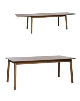Rozkładany stół do jadalni Bari, przydymiony dąb, 95X190-290 cm (47652930)