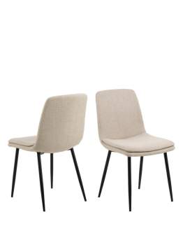 Scaun de dining Becca, bej