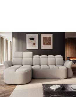 Narożnik Beneth z elektrycznie wysuwanym siedziskiem