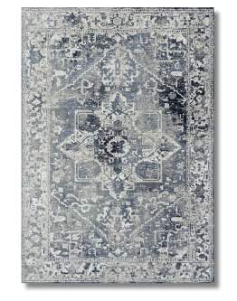 Niebieski dywan perski vintage Tabriz Atlantide 9646 140x200