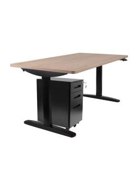 Sestava: stůl Alto 102 Black + kontejner